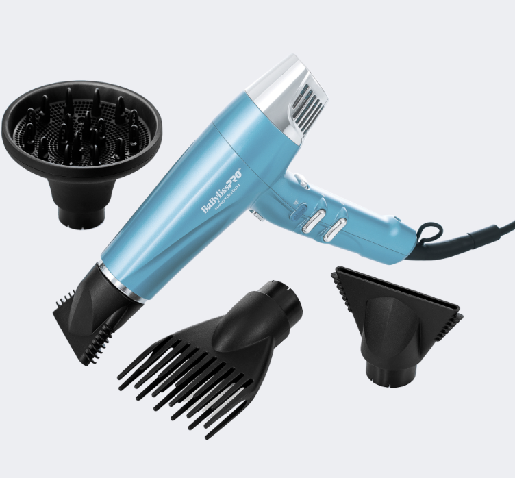 BaBylissPRO Nano Titanium High Speed Hair Dryer with New Dual Ionic Technology - BNT9100C